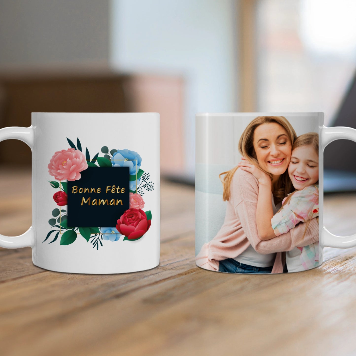 Mug Personnalisé Bonne Fête des mères avec photo