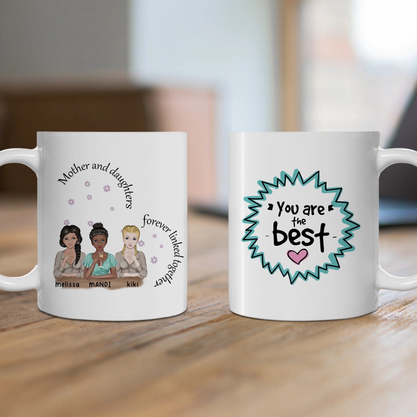 Mug Maman et ses filles...