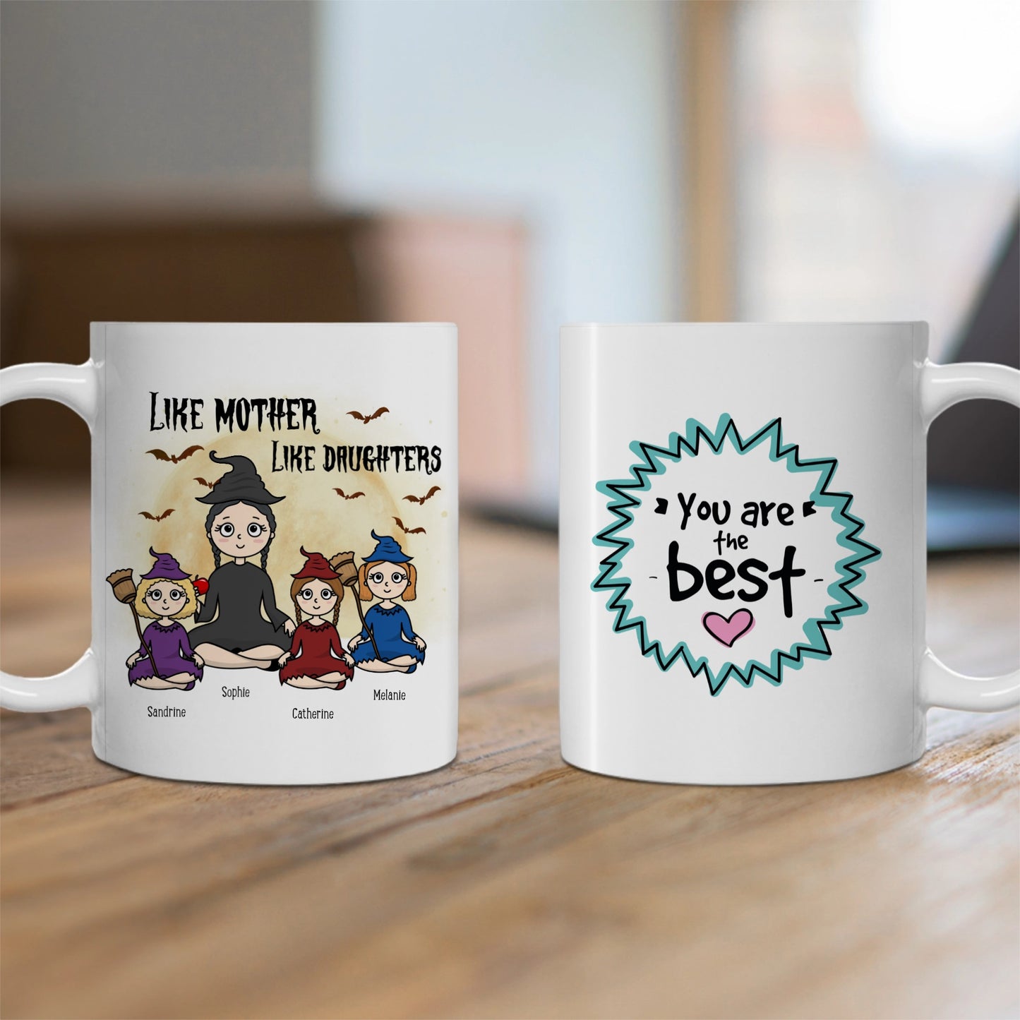 Mug telle mère telle fille… jusqu'à 4 filles….