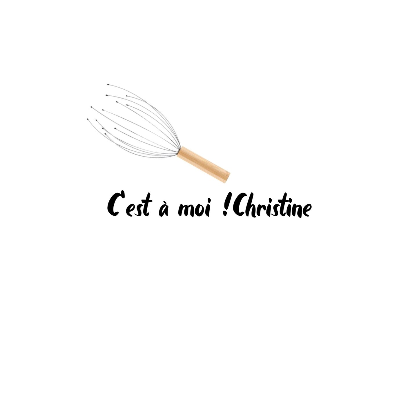 Masseur à pointes métal, manche bambou personnalisé