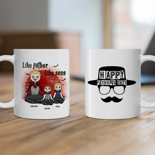 Mug personnalisé telle père telle fils