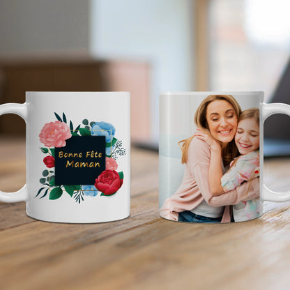 Mug Personnalisé Bonne Fête des mères avec photo