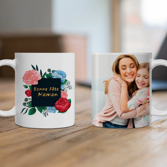 Mug Personnalisé Bonne Fête des mères avec photo