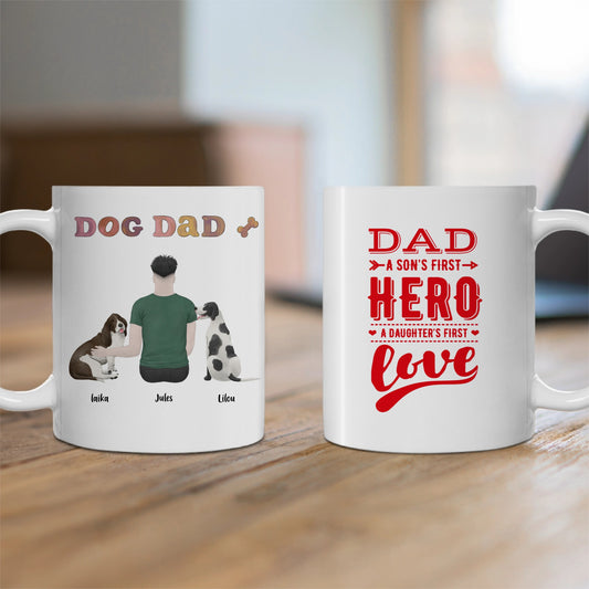 Mug Papa et les chiens